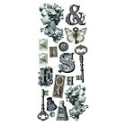 Ciao Bella Typographic Transparent Adhesive Sheets (5pcs) (CBI014)