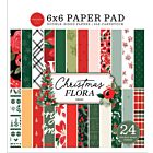 Merry Christmas Flora 6x6 Inch Paper Pad (CBMCF332023)