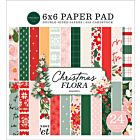 Peaceful Christmas Flora 6x6 Inch Paper Pad (CBPCF341023)