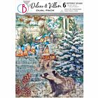 Forest Tales A4 Deluxe Paper Silver & Vellum Dual Pack Mixed (6pcs) (CBX003) - Forest Tales A4 Deluxe Paper Silver & Vellum Dual Pack Mixed (6pcs) (CBX003)