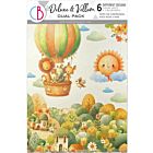 Ciao Bella Lunibloom A4 Deluxe Paper Pearl & Vellum Dual Pack Mixed (6pcs) (CBX006)