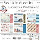 Craft O' Clock SEASIDE GREETINGS - a set of papers 15,25x15,25cm