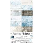 Craft O' Clock FOREVER BLUE - set of BASIC papers 15,75x30,5cm
