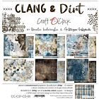 Craft O' Clock CLANG & DIRT - a set of papers 30,5x30,5cm