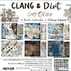 Craft O' Clock CLANG & DIRT - a set of papers 20,3x20,3cm