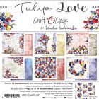 Craft O' Clock TULIP LOVE - a set of papers 20,3x20,3cm  