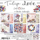 Craft O' Clock TULIP LOVE - a set of papers 15,25x15,25cm  