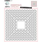 CCL Cutting Die Nested Squares Scallop Essentials nr.1126