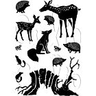 Card-io Woodland Retreat A6 Combinations Clear Stamp Set