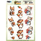 3D Cutting Sheet - Berries Beauties - Cute Animals - Forest Friends
