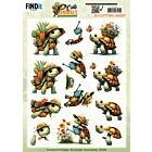 3D Cutting Sheet - Berries Beauties - Cute Animals - Turtles