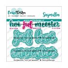 Carlijn Design Snijmallen Hoi Juf Meester (CDSN-0190)