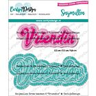 CarlijnDesign Snijmallen Grote teksten 6 Vriendin