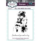 Andy Skinner Pre-Cut Rubber Stamp 3.5x5.25 Inch All You Need Is A Hug