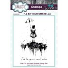 Andy Skinner Pre-Cut Rubber Stamp 3.5x5.25 Inch I'll Be Your Umbrella