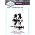 Andy Skinner Pre-Cut Rubber Stamp 3.5x5.25 Inch Friends Forever