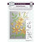 Companion Colouring Stencil Daffodil Dreams (2pcs) (CEST153) 