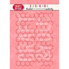 Craft & You Honeycomb Background A6 Embossing Folder (CFE-001)