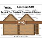 Cardzz Dies No. 332 Twist & Pop A6 Panels & Concertina Card & Booklet House (CLCZ332)