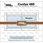 Crealies • Cardzz Stans Mini Slimline Postzegelvel Wendelyn