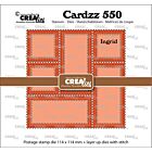 Crealies Cardzz Stansen Postzegelframe Ingrid (CLCZ550)