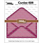 Crealies • Cardzz Stans Dubbele Kaart Open Envelop