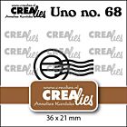 Crealies • Uno Stans Poststempel Middel