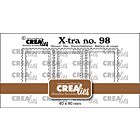 Crealies X-tra Stansen No. 98 3 Postzegels Op Een Rij Verticaal (CLXtra98)