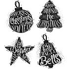 Tim Holtz Cling Stamps Carved Christmas #2