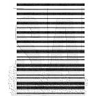 Tim Holtz Cling Stamps 7"X8.5" Ticking + Grain