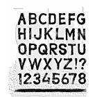 Stampers Anonymous Sign Painter Tim Holtz Cling Stamps (CMS484)