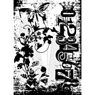 Stampers Anonymous Fairy Garden Tim Holtz Components Cling Mount Collage Stamp (COM029)