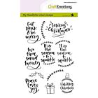 CraftEmotions clearstamps A6 - handletter - Christmas 2 (Eng) Carla Kamphuis