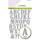CraftEmotions Die - alfabet hoofdletters Card 12x20,5cm 40mm 