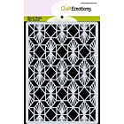 CraftEmotions Mask stencil achtergrond Geometrisch Art Deco A6