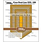Crealies Crea-nest-dies XXL Banner met kleine streepjes CLNESTXXL138 max. 10x16 cm