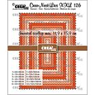 Crealies Crea-nest-dies XXL Rechthoeken omgekeerde scallop  11,9x15,9cm     