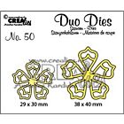 Crealies Duo Dies no. 50  bloemen 21 