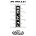 Crealies Texto Negativo Die HARTELIJK - NL (V) NL24V max. 16x76mm
