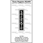 Crealies Texto Negativo Die STERKTE - NL - NL (V) NL04V max. 16x61mm