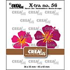 Crealies Xtra no. 56 Hibiscus CLXtra56 45x43mm