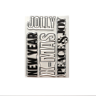 ECD Planner Essentials Christmas Lives Here Stamps Peace & Joy