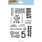 Elizabeth Craft Designs Hello You! Stamps Scribbles (CS440)