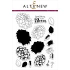 Altenew Clear Stamp set Dahlia Blossoms