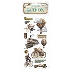 Stamperia Voyages Fantastiques Rub-On 4x8,5 Inch The Age of Adventure (DFLRB191)