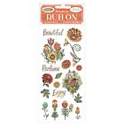 Stamperia Furry Friends Rub-On 4x8,5 Inch Flowers (DFLRB200)