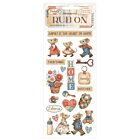 Stamperia Family Rub-On 8,33x2,36 Inch Home (DFLRB217)