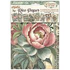 Stamperia Gardens of Time A6 Mini Rice Paper (8pcs) by Antonis Tzanidakis (DFSA6X05) - Gardens of Time A6 Mini Rice Paper (8pcs) by Antonis Tzanidakis (DFSA6X05)