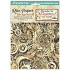 Stamperia Gardens of Time A6 Rice Paper Backgrounds Selection (8pcs) by Antonis Tzanidakis (DFSAK6053) - Gardens of Time A6 Rice Paper Backgrounds Selection (8pcs) by Antonis Tzanidakis (DFSAK6053)