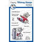 Whimsy Stamps Snow Monsters Clear Stamps